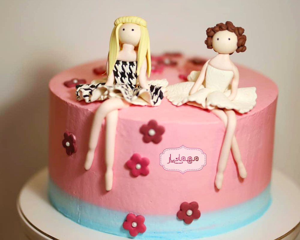 کیک دختران شکوفه