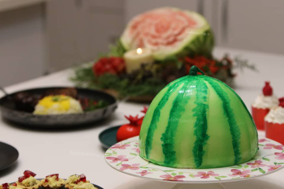 فیلم طرز تهیه کیک هندوانه
